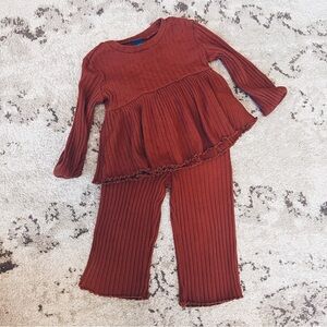 OLD NAVY | Peplum Top and Wide Leg Pants Set